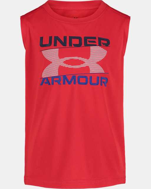 Little Boys' UA Grade Logo Muscle T-Shirt